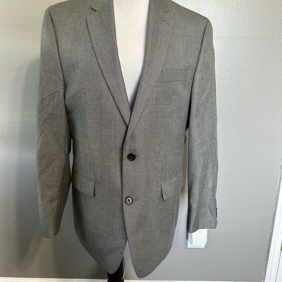 Ralph Lauren blade sports coat size 42R  2 button front, black and‎ gray plaid - Picture 4 of 13